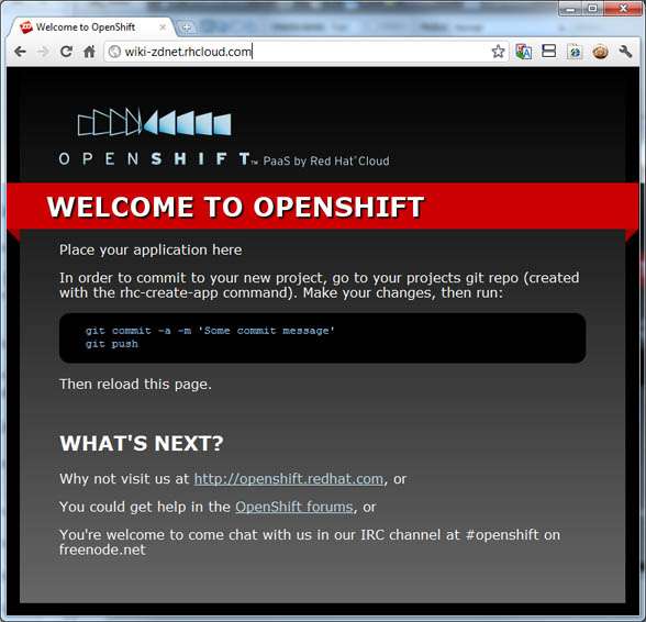 Cloud-Apps kostenlos hosten: Red Hat OpenShift Express