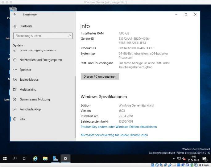 Microsoft veröffentlicht Windows Server 2019 Insider Preview Build 17650